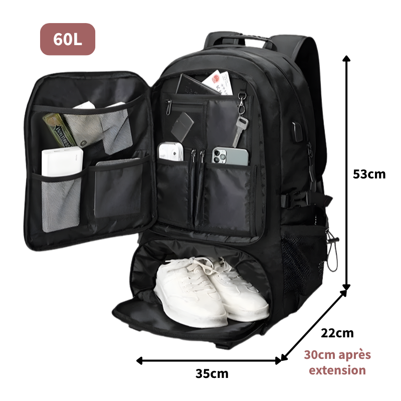 Sac à Dos Multifonction Extensible