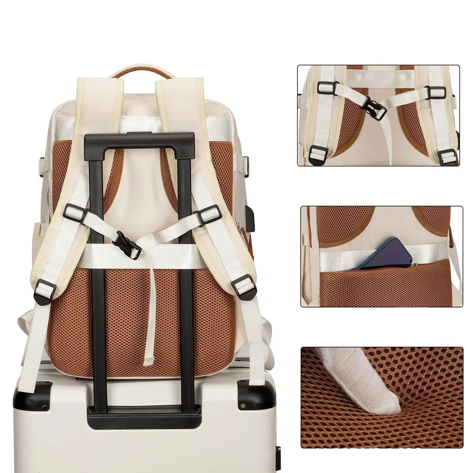 Grand sac à dos cabine imperméable