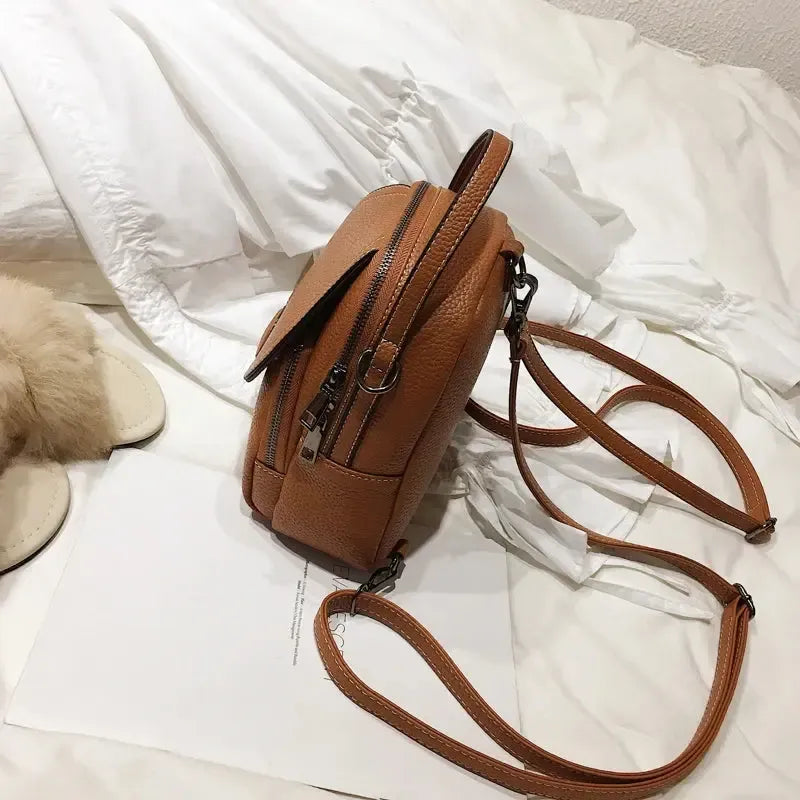 Mini Sac à Dos Femme en Cuir Vegan