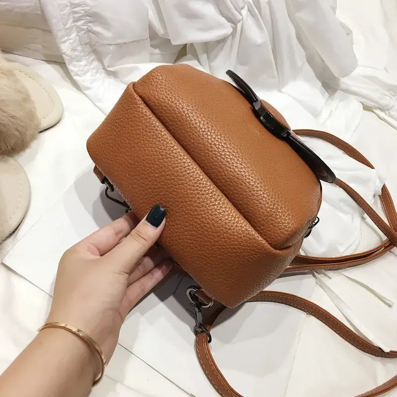 Mini Sac à Dos Femme en Cuir Vegan