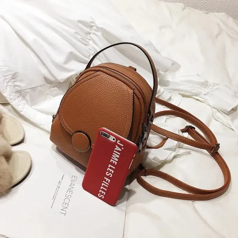 Mini Sac à Dos Femme en Cuir Vegan