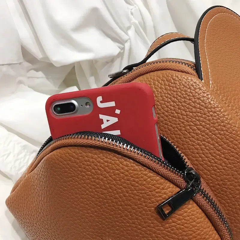 Mini Sac à Dos Femme en Cuir Vegan