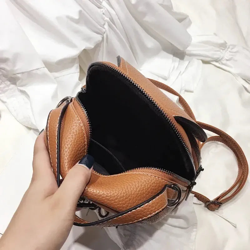 Mini Sac à Dos Femme en Cuir Vegan