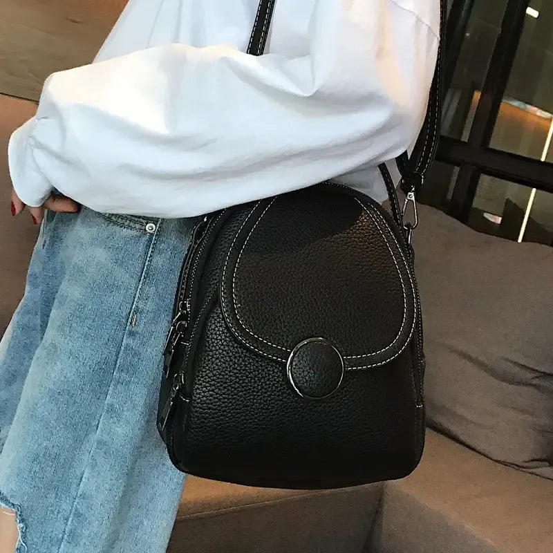 Mini Sac à Dos Femme en Cuir Vegan