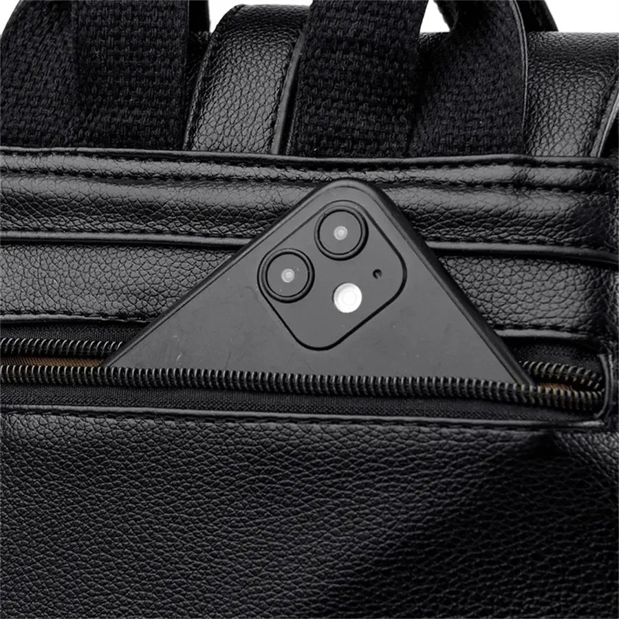 Petit sac à dos en cuir élégant