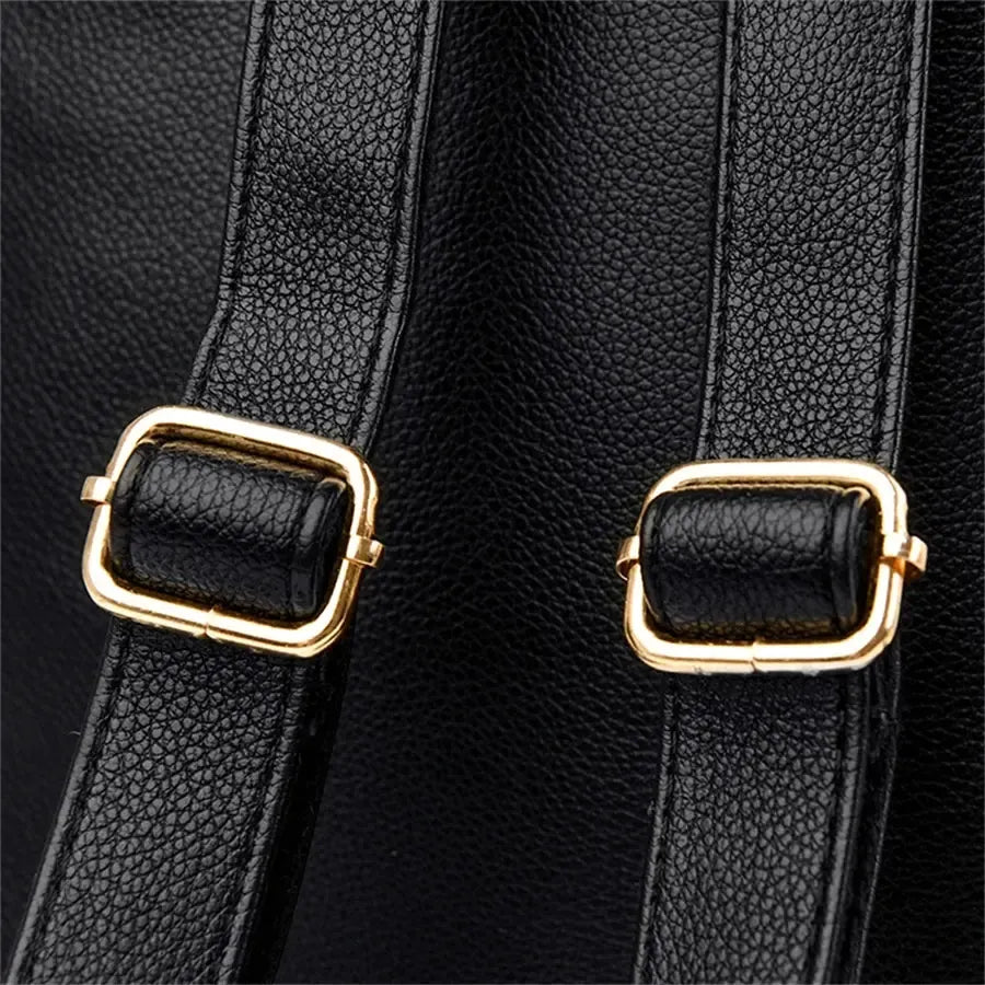 Petit sac à dos en cuir élégant