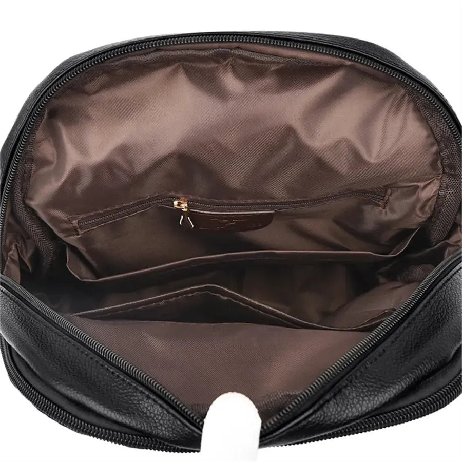Petit sac à dos en cuir élégant
