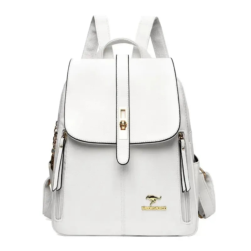 Petit sac à dos en cuir élégant