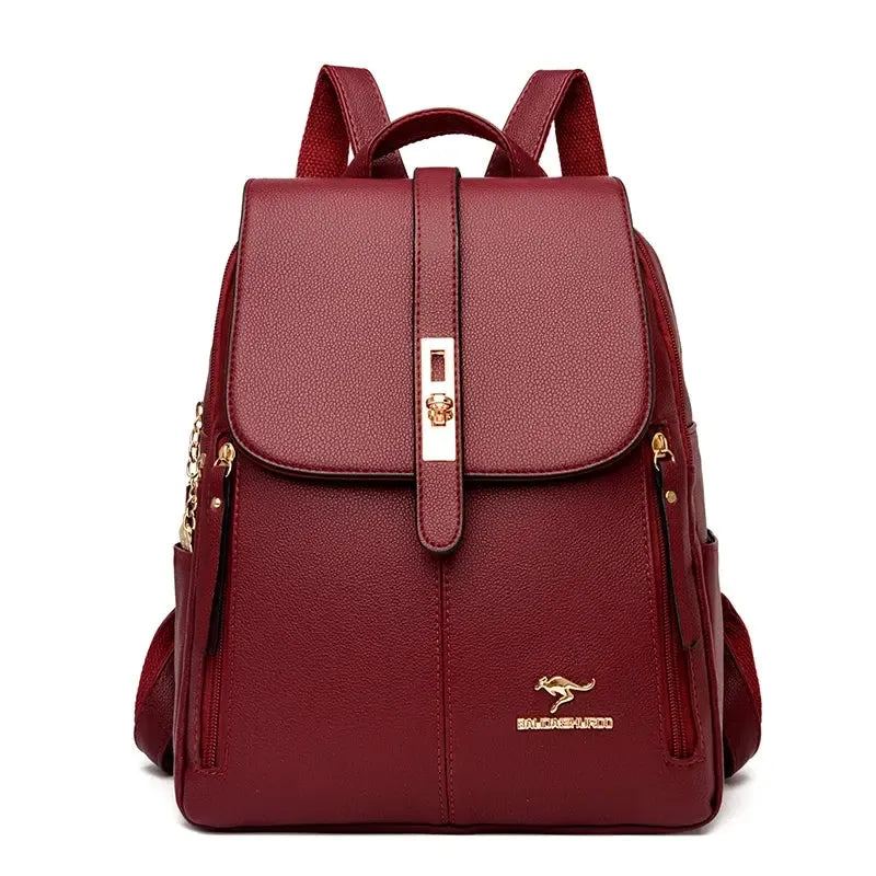 Petit sac à dos en cuir élégant