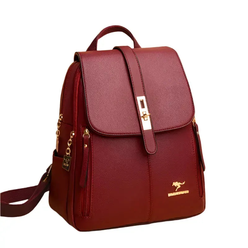 Petit sac à dos en cuir élégant