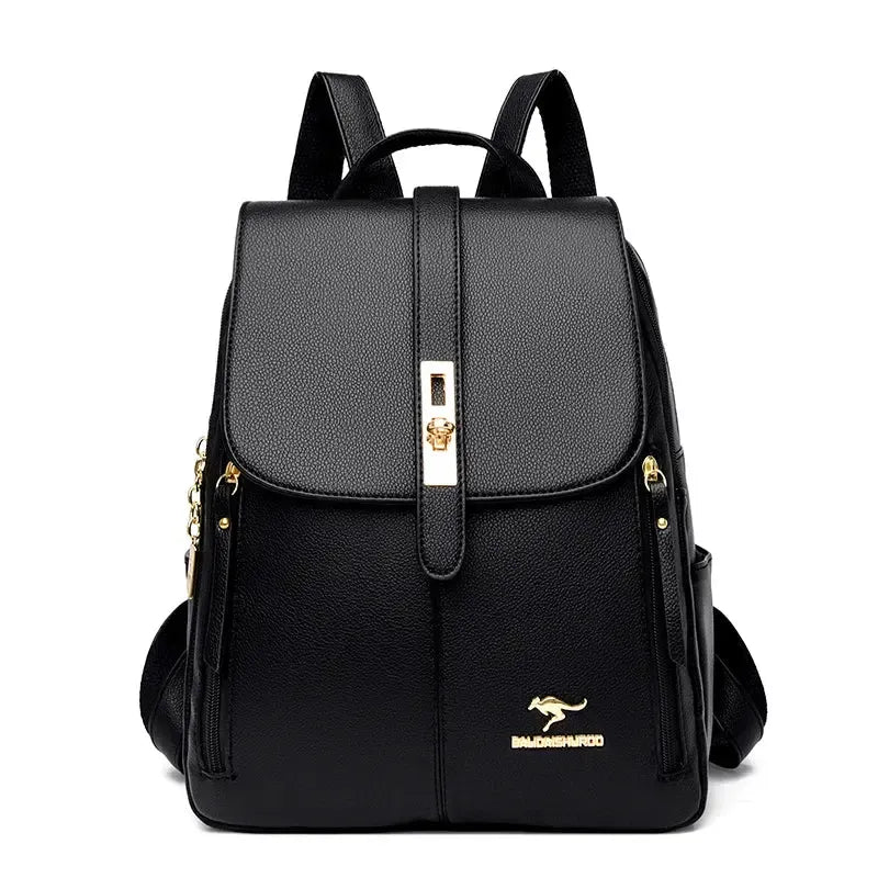 Petit sac à dos en cuir élégant
