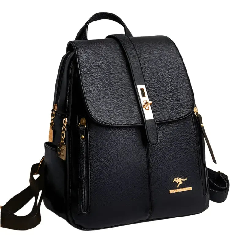 Petit sac à dos en cuir élégant