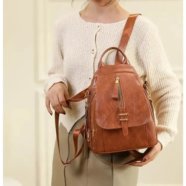 Sac à Dos Femme Élegant en Cuir