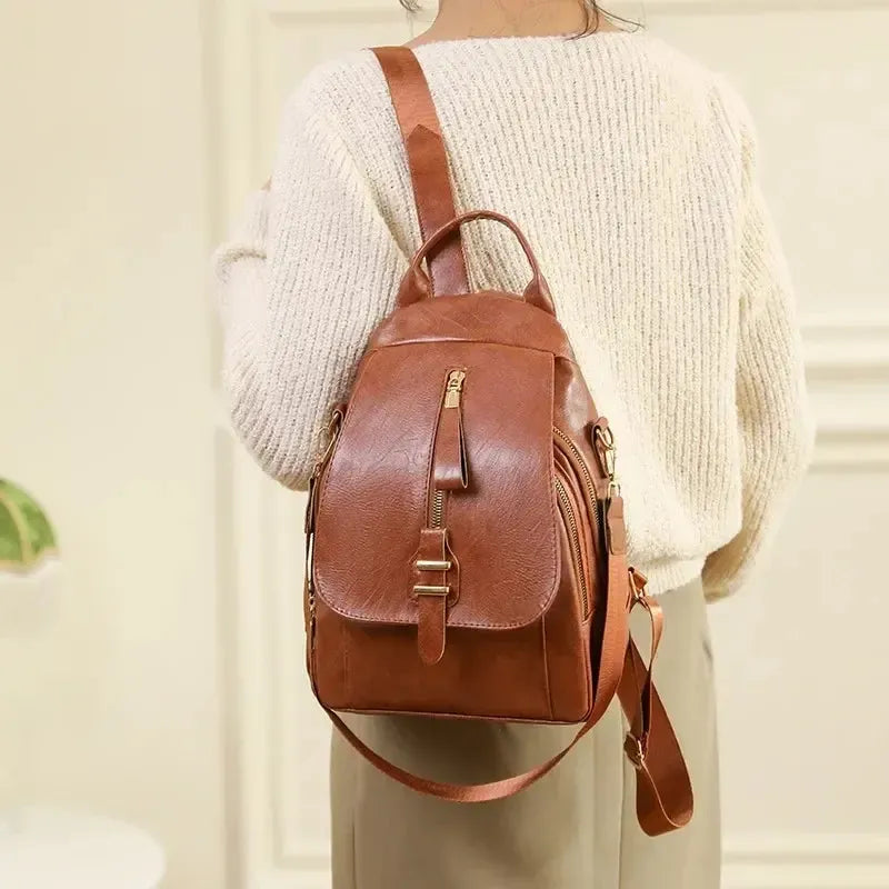 Sac à Dos Femme Élegant en Cuir