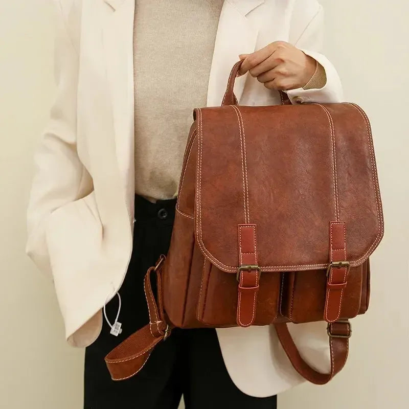 Sac à Dos Femme Vintage en Cuir