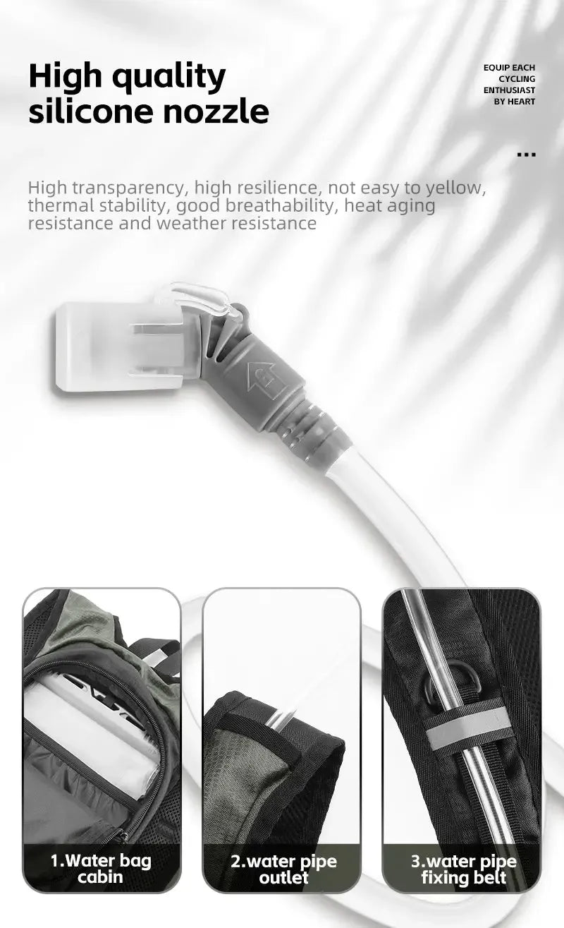 Sac à Dos Gourde avec Paille pour le Vélo