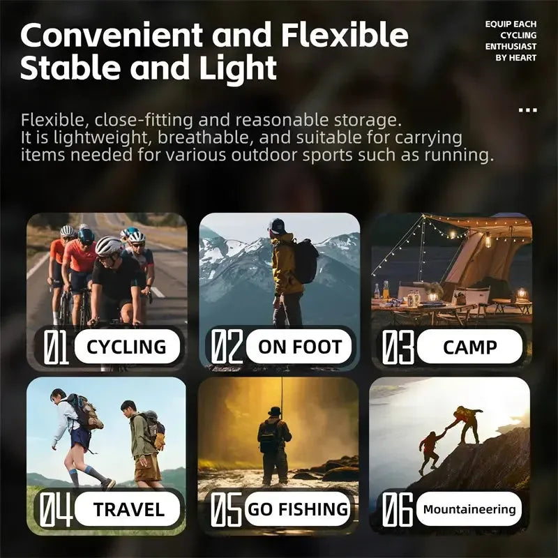 Sac à Dos Gourde avec Paille pour le Vélo