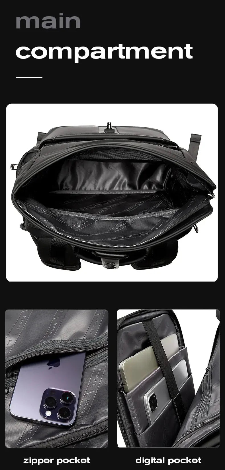 Sac à Dos Homme avec Rangement