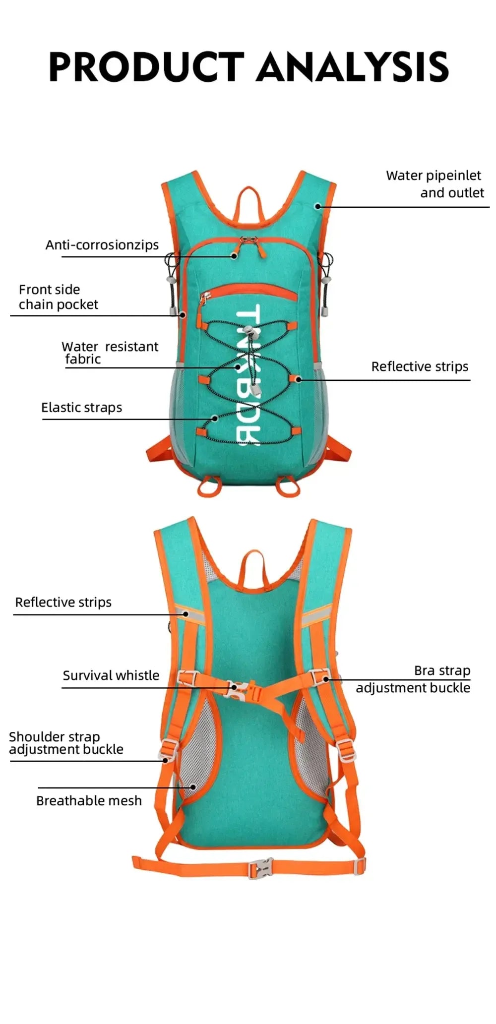 Sac à Dos Hydratation Sport Loisir