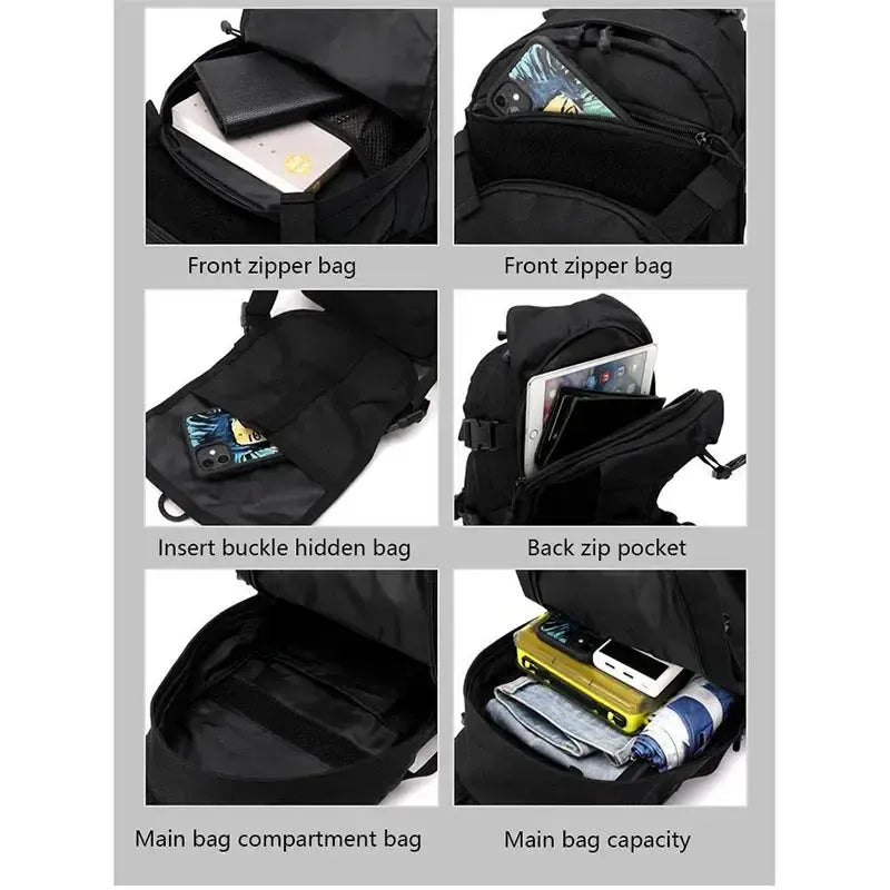 Sac à Dos Moto avec Accroche Casque