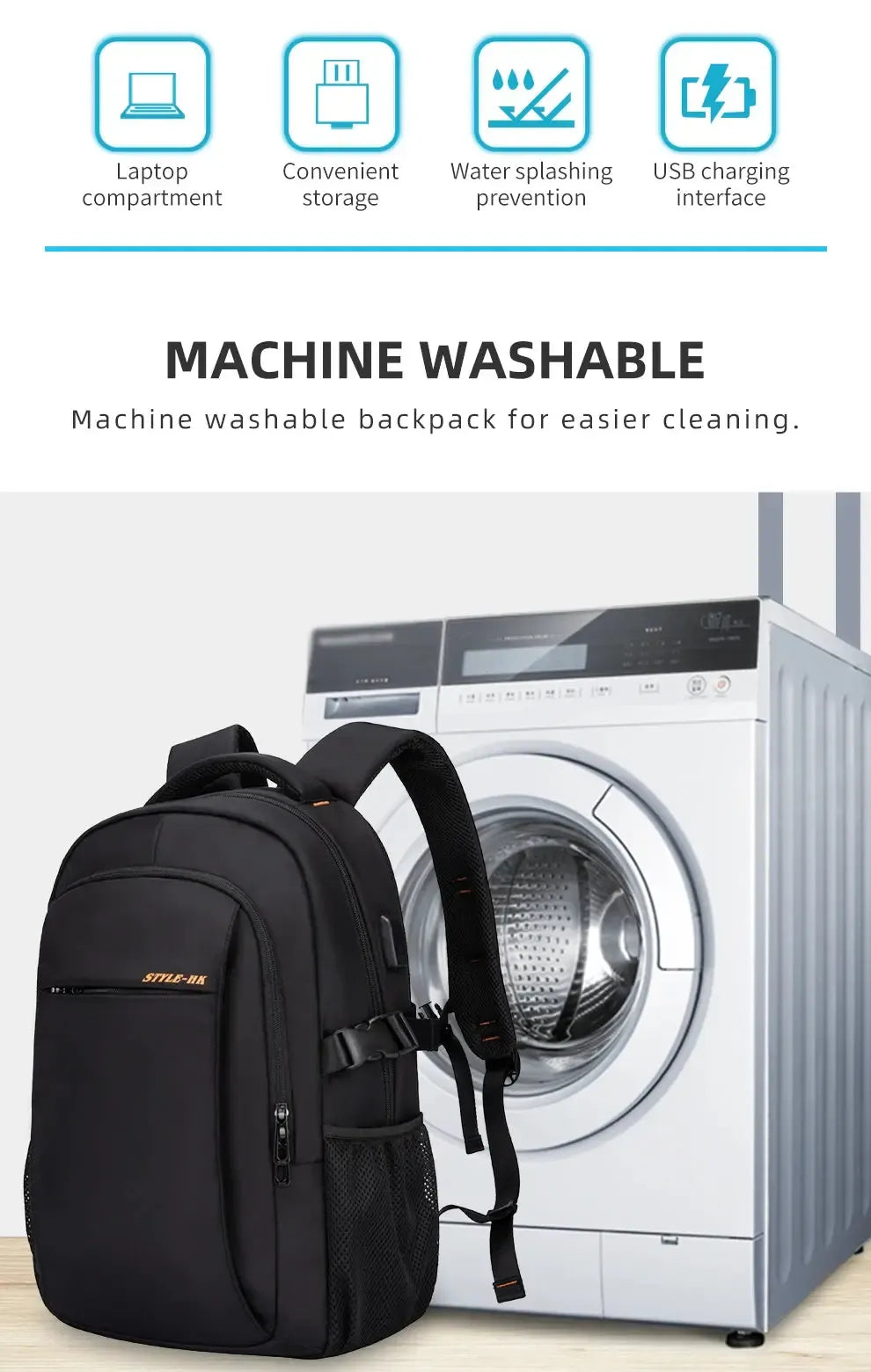 Sac à Dos Ordinateur Résistant