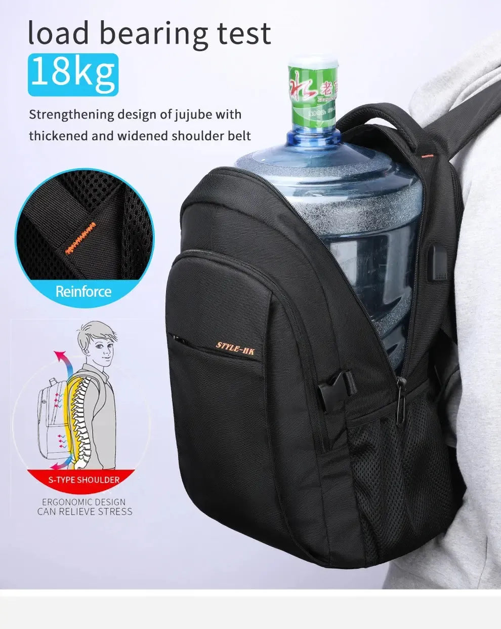 Sac à Dos Ordinateur Résistant