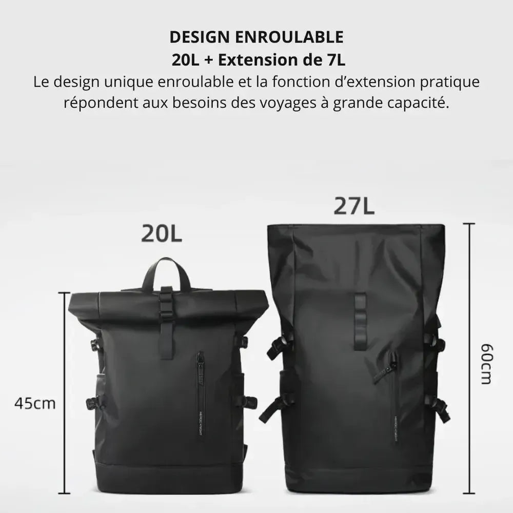 Sac à Dos Roll Top Extensible