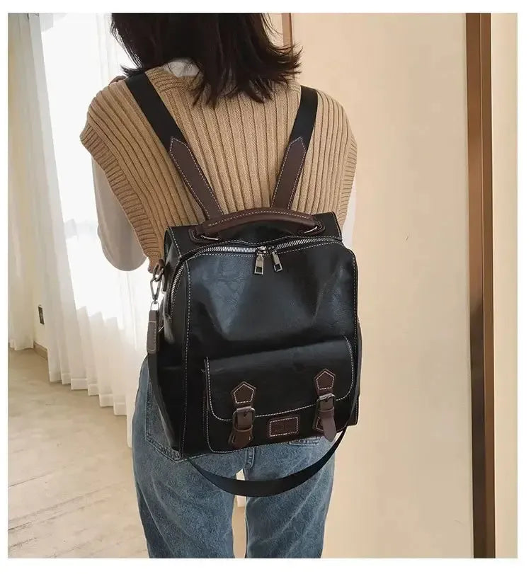 Sac à Dos Vintage à Boucles