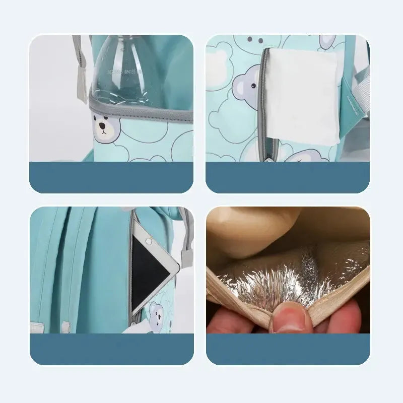 Sac à Dos à Langer Isotherme pour Poussette