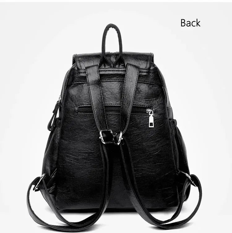 Sac à Dos de Ville Femme en Cuir