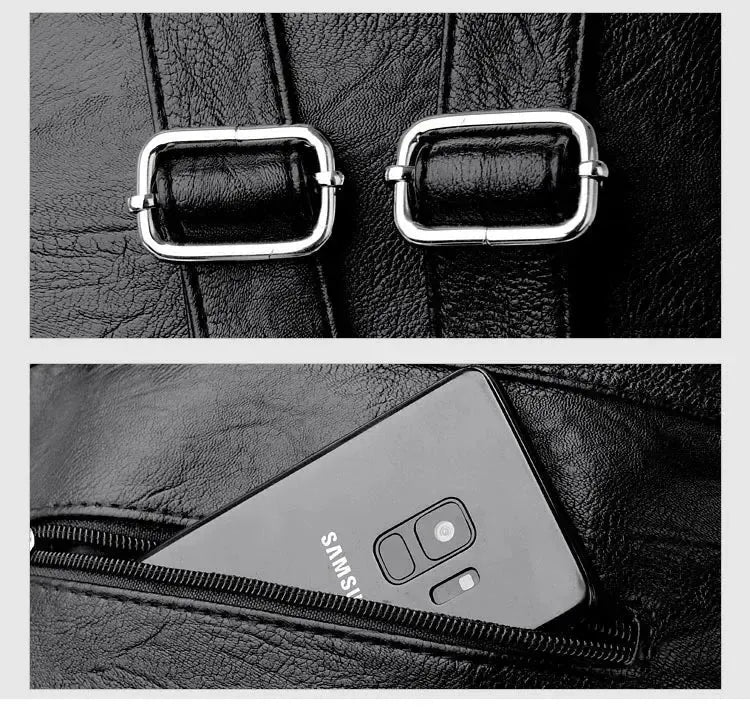 Sac à Dos de Ville Femme en Cuir