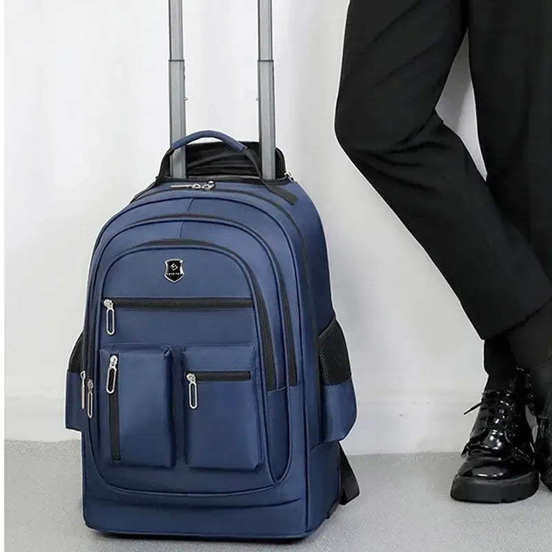 Sac à dos à roulettes 35L avec compartiments