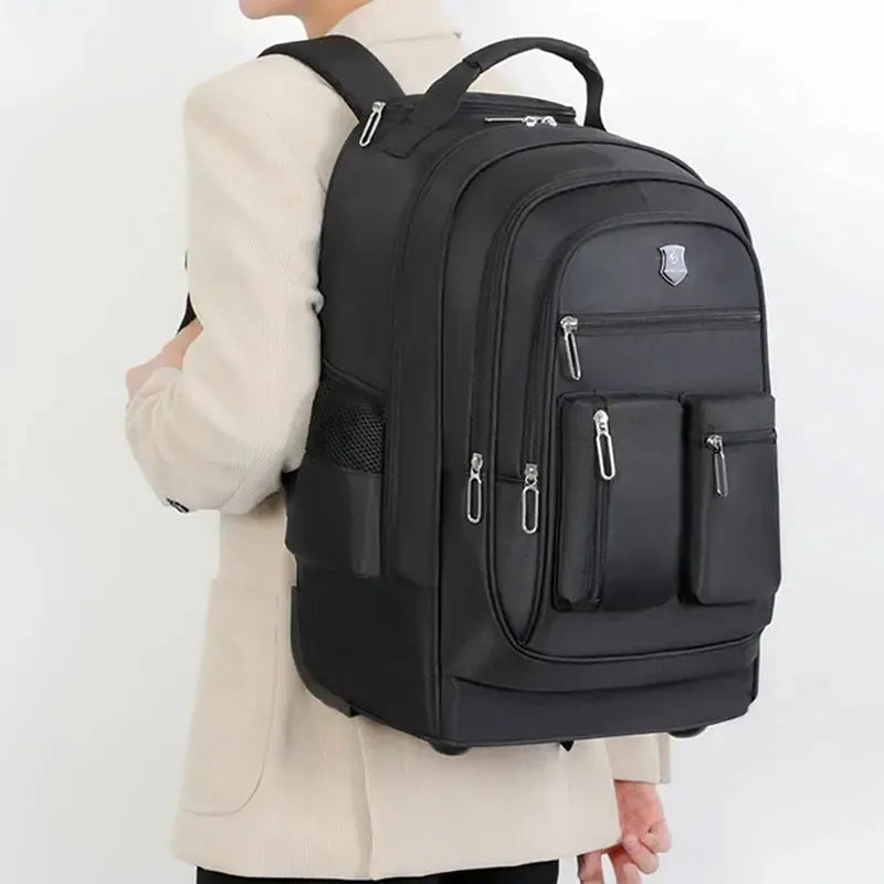 Sac à dos à roulettes 35L avec compartiments