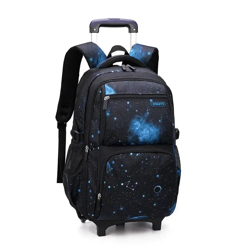 Sac à dos à roulettes garçon