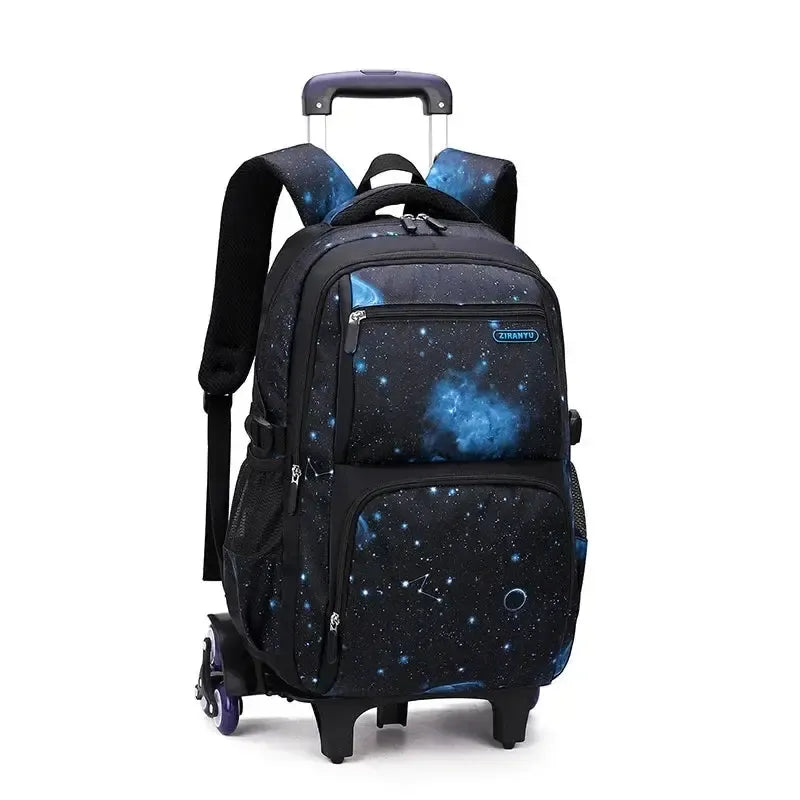 Sac à dos à roulettes garçon