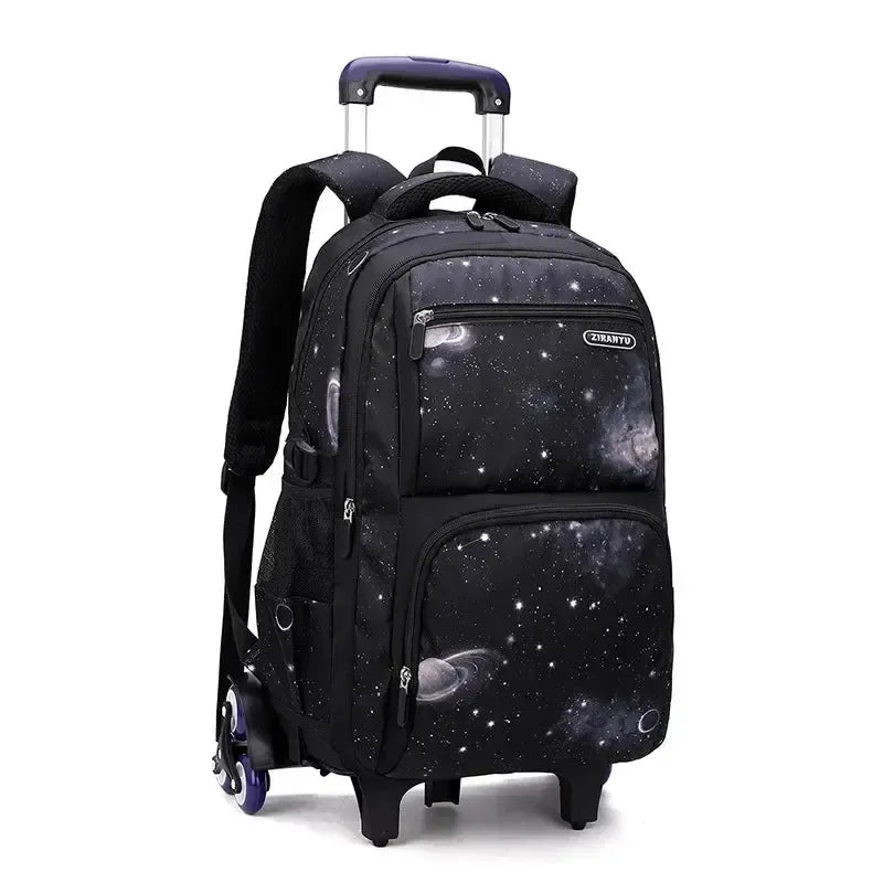 Sac à dos à roulettes garçon