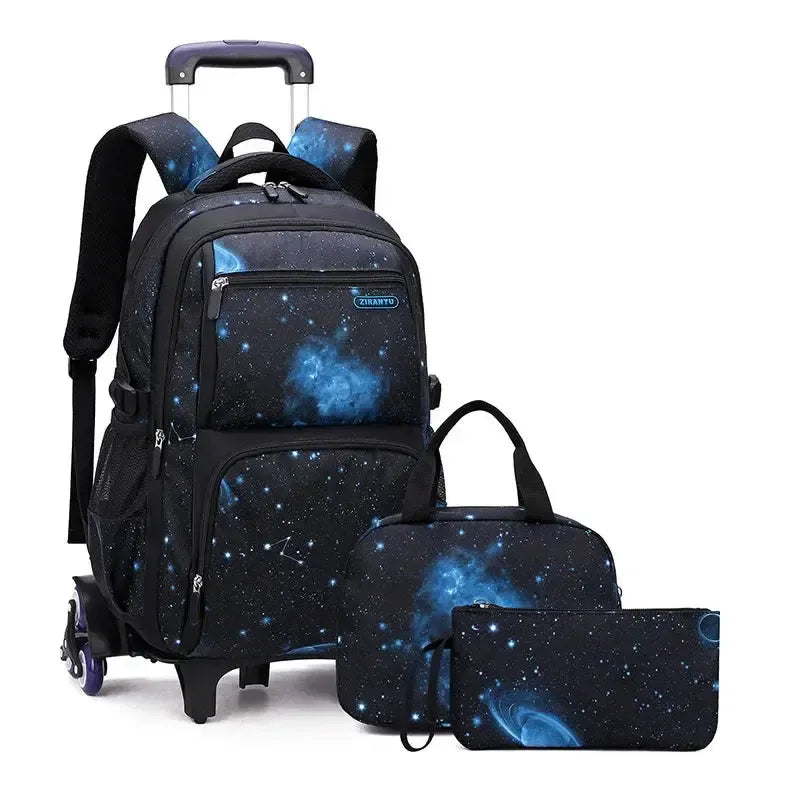Sac à dos à roulettes garçon