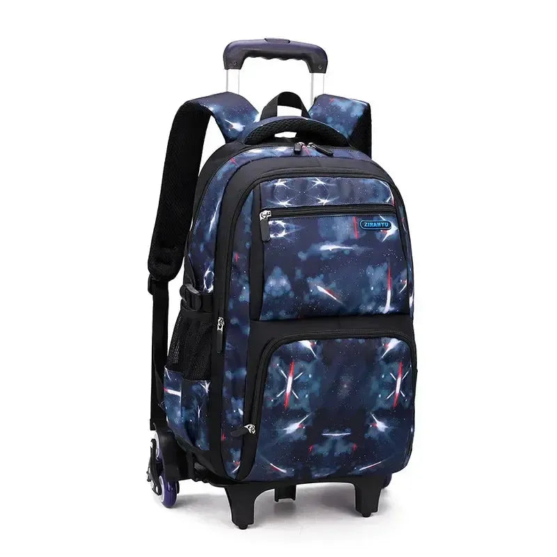 Sac à dos à roulettes garçon