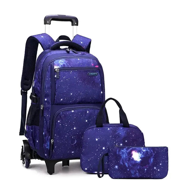 Sac à dos à roulettes garçon