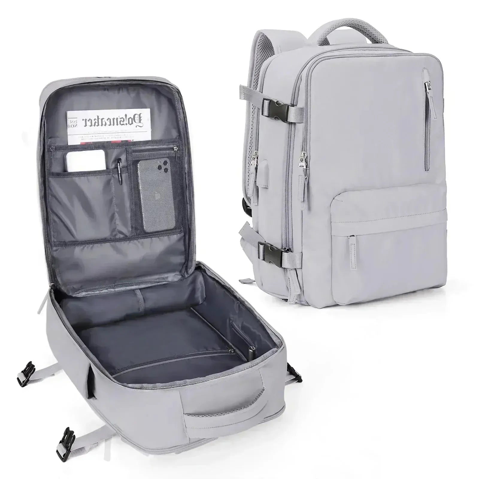 Sac à dos cabine ouverture valise 40x30x20