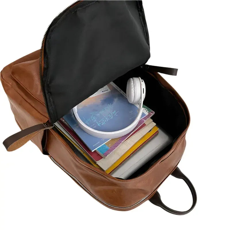 Sac à dos effet cuir