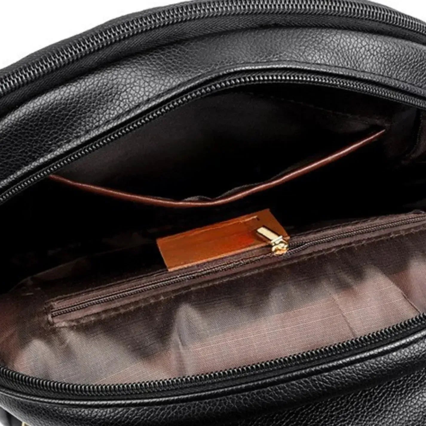 Sac à dos en cuir élégant