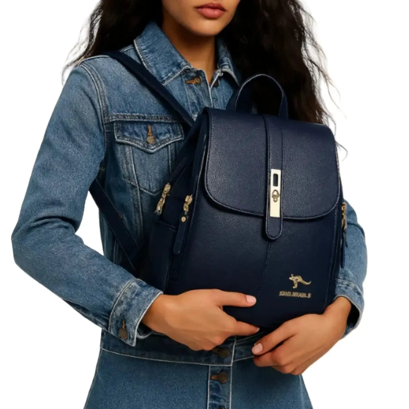 Sac à dos en cuir élégant