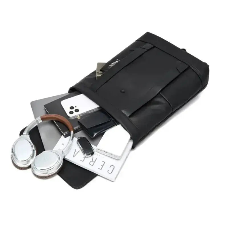 Sac à dos en cuir synthétique imperméable