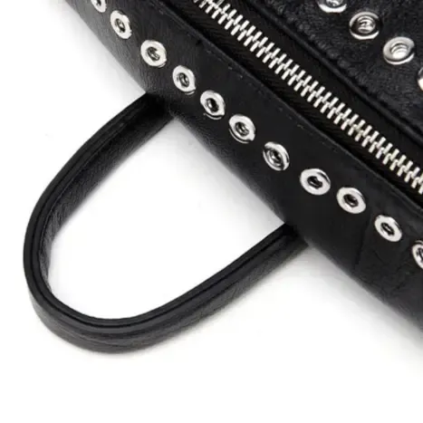 Sac à dos femme en cuir noir