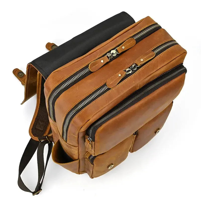 Sac à dos homme cuir vintage