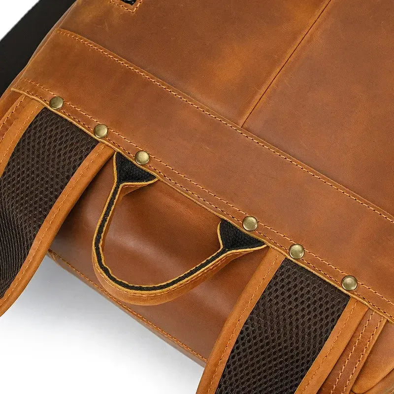 Sac à dos homme cuir vintage