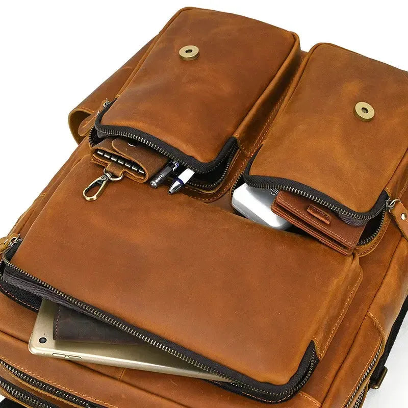 Sac à dos homme cuir vintage