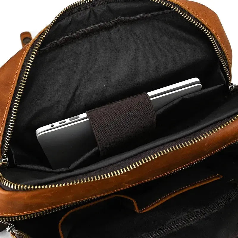 Sac à dos homme cuir vintage