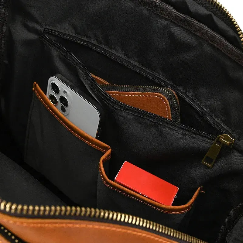 Sac à dos homme cuir vintage